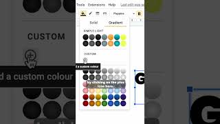 How to add Gradient Text in Google Slides [upl. by Yajeet]
