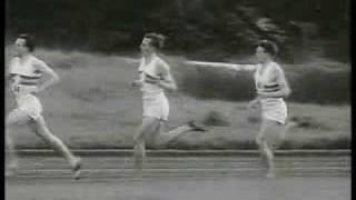 Roger Bannister breaks the four minute mile [upl. by Amoritta389]