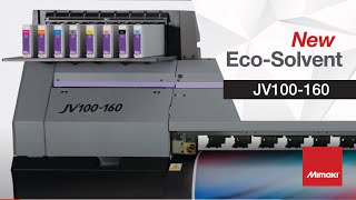 NEW JV100160 EcoSolvent Printer [upl. by Notniuq97]