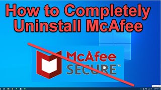 How to uninstall McAfee  Windows 10 [upl. by Saville]