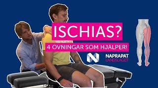 Ischias 4 Övningar Som Hjälper [upl. by Karlyn]