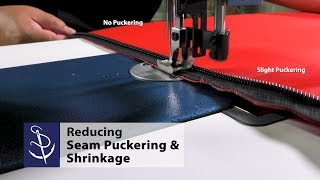 Reducing Seam Puckering amp Shrinkage when Sewing [upl. by Haroldson]