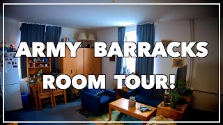 PCS to Germany Vilseck Army Rose Barracks Room Tour [upl. by Enilrem]