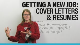 Find a NEW JOB in North America Cover Letter amp Resume Advice [upl. by Reamy]