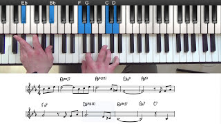 quotTenderlyquot Jazz Piano Lesson  How To Read Lead Sheets [upl. by Hollister]