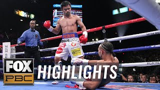 Manny Pacquiao vs Keith Thurman Full Fight  HIGHLIGHTS  PBC ON FOX [upl. by Atnovart511]