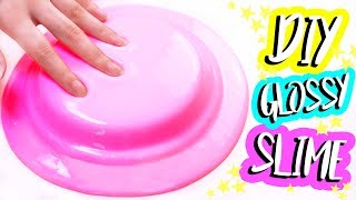 How To Make The Best Glossy Slime SUPER Clicky Slime Recipe [upl. by Holmann]