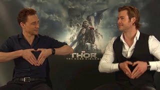 Chris Hemsworth amp Tom Hiddleston Funny Moments [upl. by Lillith]