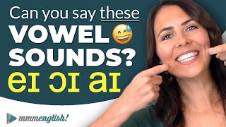 Pronunciation Practice 👄 Difficult Vowel Sounds DIPHTHONGS [upl. by Markman]