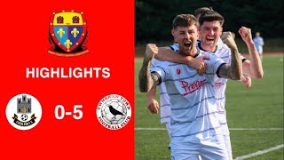 Caerleon 05 Cwmbrân Town  Gwent FA Senior cup  Quarter final highlights [upl. by Amias]