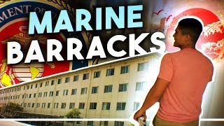 US MARINE BARRACKS Okinawa Japan [upl. by Ydualc]