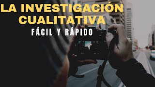 LA INVESTIGACIÓN CUALITATIVA ENFOQUE CUALITATIVO  DEFINICIÓN CARACTERÍSTICAS Y DISEÑOS [upl. by Etnuad]