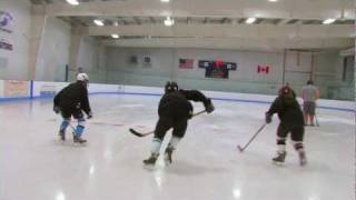 PA Puck Ice Hockey HowTo Hockey Stops [upl. by Ettelohcin291]