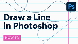 How to Draw a Line in Photoshop [upl. by Benito]