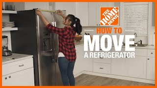 How to Move a Refrigerator  Kitchen Appliances  The Home Depot [upl. by Mossman96]