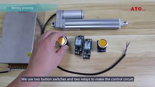 How 12V24V electric linear actuator works [upl. by Wenda]