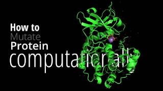 How to mutate protein computationally in Pymol mutagenesis [upl. by Ellenet]