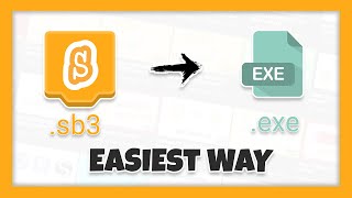 EASIEST WAY  How to Convert Scratch 3 Projects To EXE Files sb3 to exe [upl. by Ahsyas]