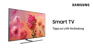 Samsung Smart TV Tipps zur LANVerbindung [upl. by Winnie327]