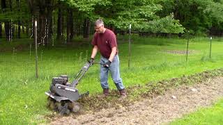 Operating a Front Tine Tiller [upl. by Kolivas713]