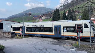 20240307 Bahnübergang Ottenhöfen West  mit Blinklicht 😎 [upl. by Normy283]