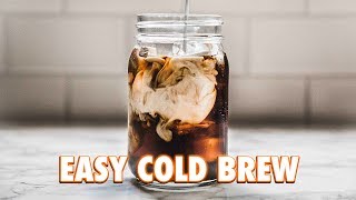 The Easiest Cold Brew Ever 2 Ways [upl. by Adnilra]