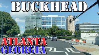 Atlanta 4K Neighborhood Drive  Buckhead [upl. by Aicella]