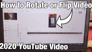 2020 How to Rotate or Flip your Uploaded YouTube Video [upl. by Ramsden]