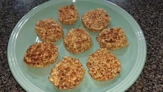 GALLETAS DE AVENA Y PLATANO EN SARTEN SOLO 2 INGREDIENTESSIN HORNO [upl. by Aveer]