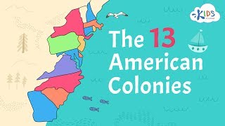 13 American Colonies  US History  Kids Academy [upl. by Dlanod305]