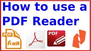 How To Use A PDF Reader Effectively  Explained With The Free Foxit PDF Reader  01 [upl. by Florie419]