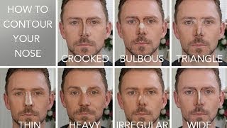 HOW TO CONTOUR THE 7 NOSE SHAPES [upl. by Ative595]