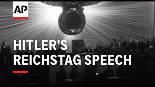 Hitlers Reichstag Speech [upl. by Ramed58]