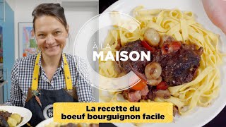 Recette boeuf bourguignon facile [upl. by Tiff750]