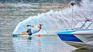 Waterski World Championships Mens Slalom Final [upl. by Tama395]