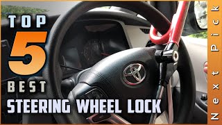 Top 5 Best Steering Wheel Lock Review in 2024 [upl. by Aisatal]