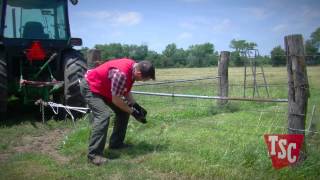 How to Stretch Barbed Wire Fencing  Tractor Supply Co [upl. by Neret686]