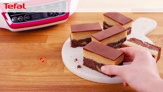 Tefal Cake Factory Delices  ShortbreadBrownie recipe [upl. by Nhojleahcim62]