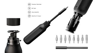 XIAOMI MIJIA 16 In 1 Ratchet Screwdriver Magazine Design WORKS GREAT [upl. by Daphne]