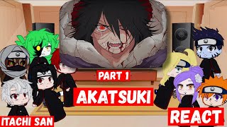 Akatsuki react to TobiObito Akatsuki reaction Part 1 [upl. by Cuttie]