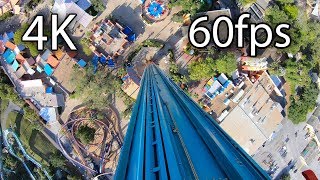 Falcons Fury onride 4K POV 60fps Busch Gardens Tampa [upl. by Paquito268]