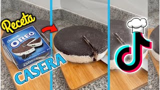 como se hace la TORTA HELADA de OREO✅ [upl. by Locin]