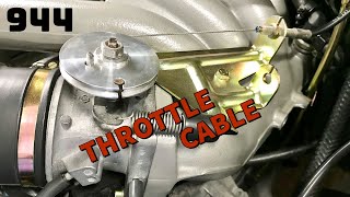 Porsche 944 – How To Adjust Throttle amp Cruise Control Cables [upl. by Clarhe]