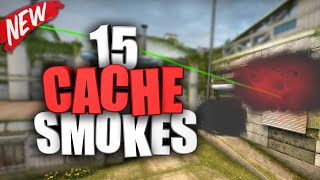 TOP 15 CACHE SMOKES  CSGO [upl. by Stockton308]