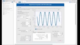 Single Record Acquisitions with LabVIEW and PXI Oscilloscopes [upl. by Lleruj]