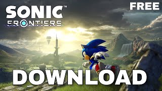 SONIC FRONTIERS Game on PC [upl. by Allimrac]