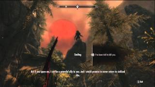 How to get the Ring of Hircine and Saviors Hide Skyrim [upl. by Jew]