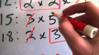 Least Common Multiple LCM using Prime Factorization for 3 numbers [upl. by Orelle412]