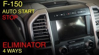 Ford F150 Auto StopStart Delete 4 ways Auto Stop Eliminator [upl. by Aniz403]