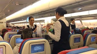 Turkish Airlines Airbus A330200 Economy Class Flight Istanbul to Amsterdam [upl. by Arinayed]